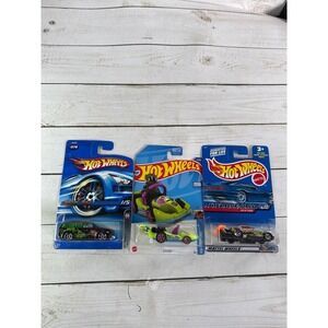 Hot‎ Wheels Lot of 3 Boom Box AT-A-TUDE Let's Go Diecast Cars NOC